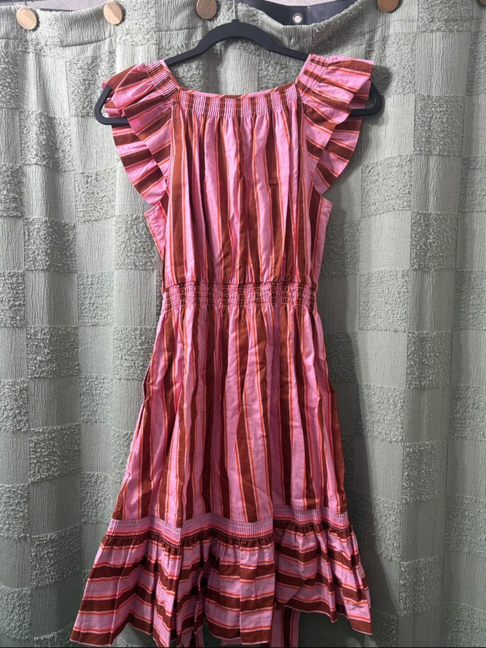 kate spade Pink and Rust Striped Sundress - Picture 8 of 10